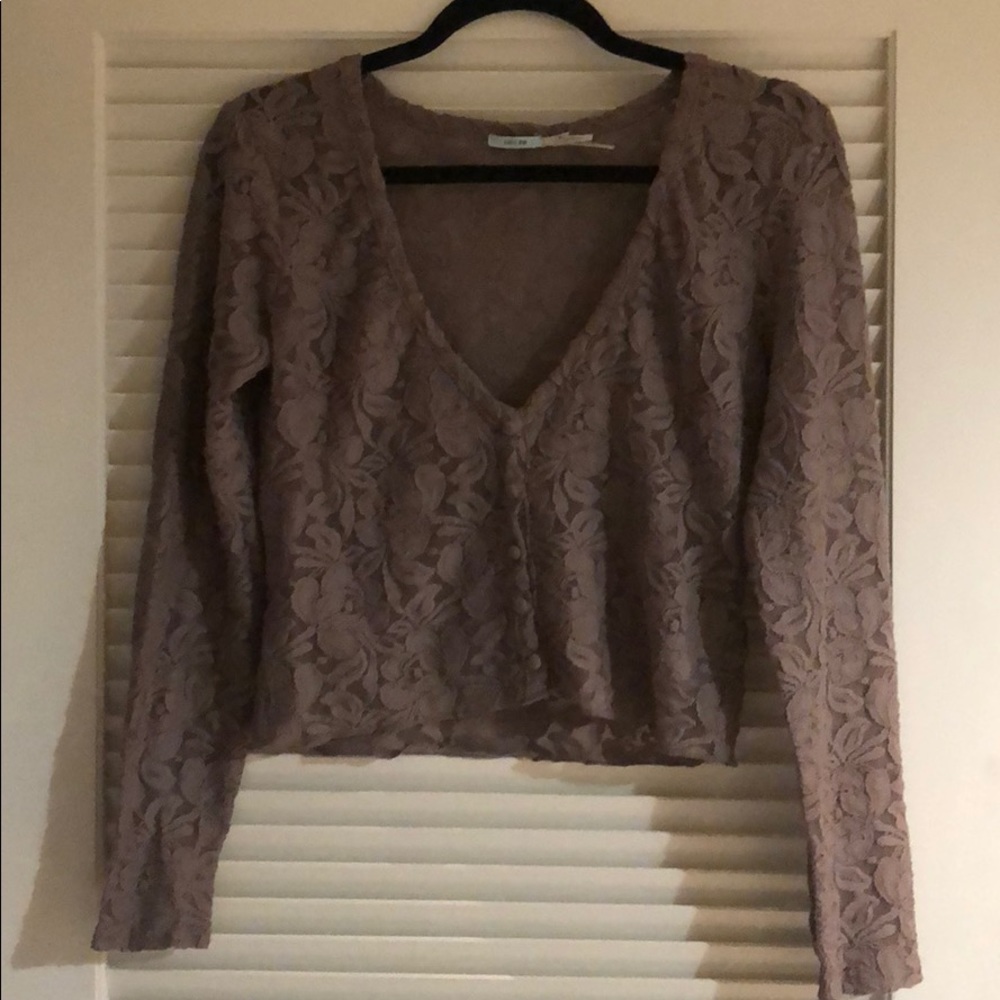 Lace crop top
